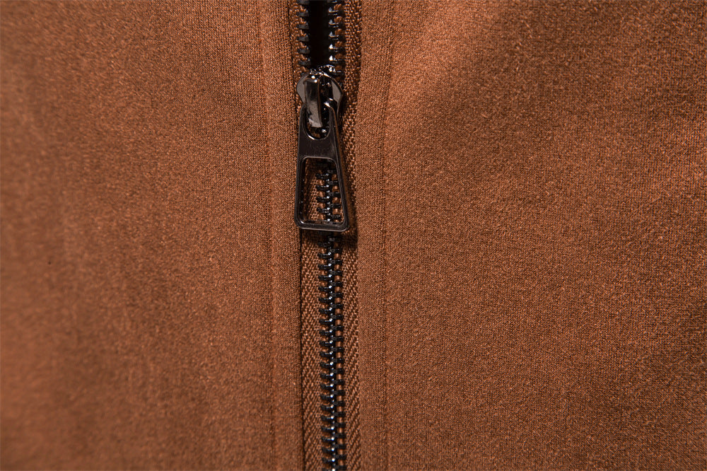 Belissa™ Premium Süet Görünümlü Slim Fit Ceket