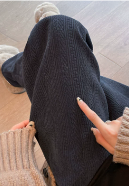 Kışlık Örgü Dokulu Polar Astarlı Kadın Pantolon – Yumuşak, Sıcak ve Zarif