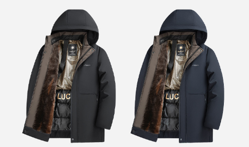 Erkek Premium Kışlık Kürklü Mont