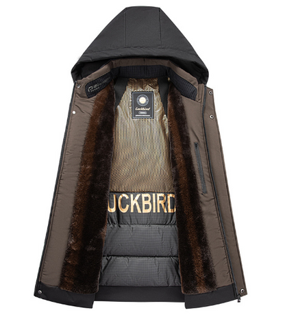 Erkek Premium Kışlık Kürklü Mont