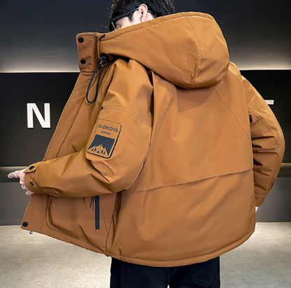 Erkek Kışlık Su Geçirmez Termal Mont