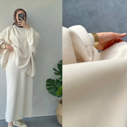 Belissatr™ | Rahat ve Şık Tesettür Kışlık Elbise