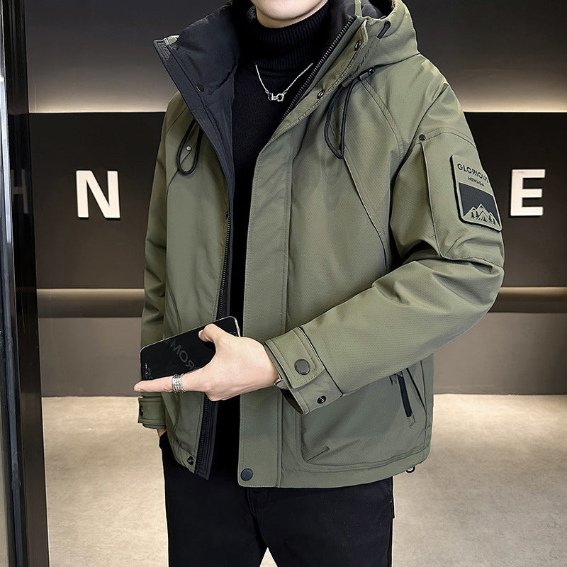 Erkek Kışlık Su Geçirmez Termal Mont