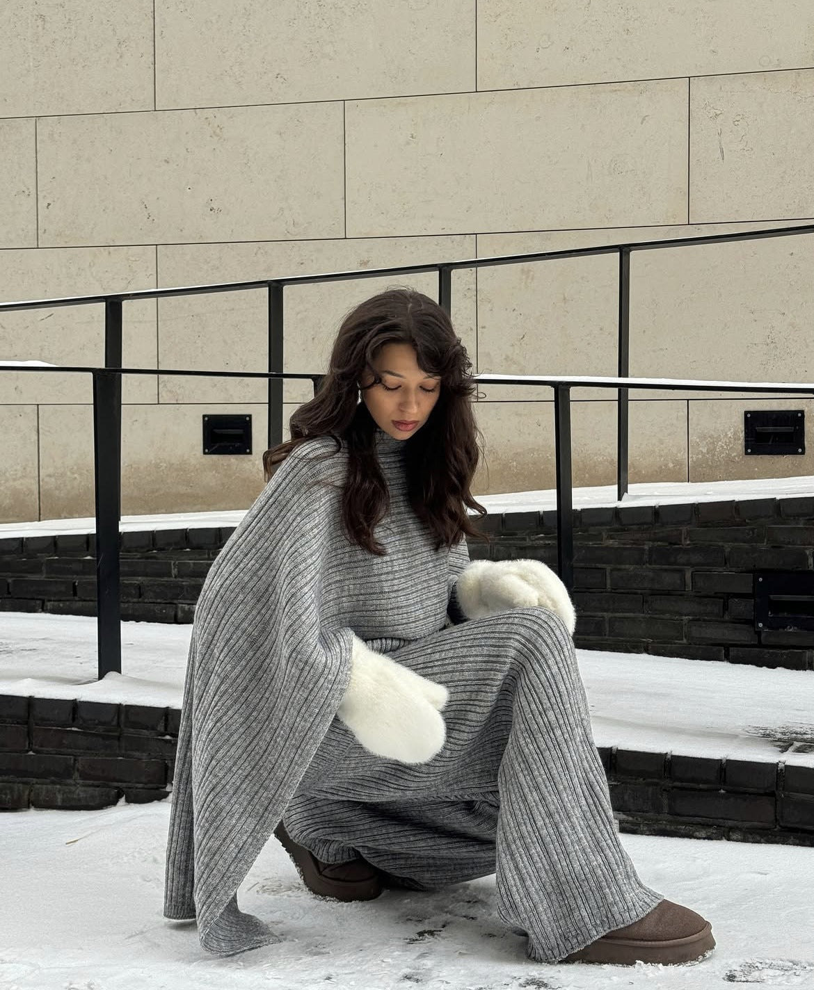 💫 Kışın Zarafetini Yansıtan İkili Takım