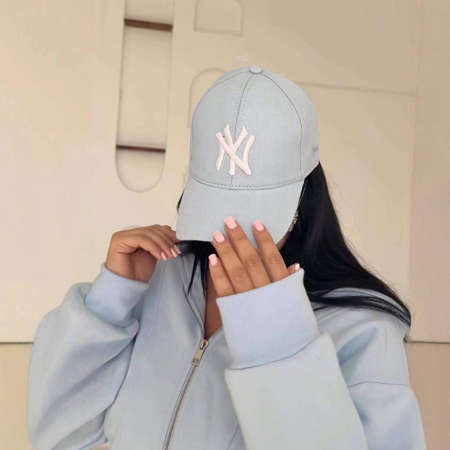 Belissa™ | Fermuarlı Crop Sweat & Geniş Paça Alt Takım