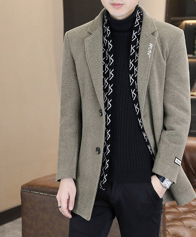 🕴️ Belissatr™ Premium Kaşmir Dokulu Erkek Kaban