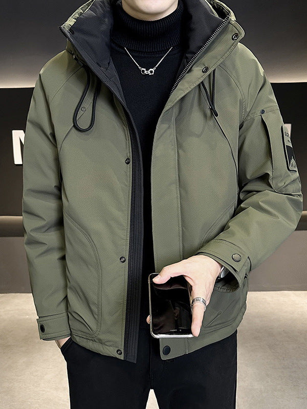 Erkek Kışlık Su Geçirmez Termal Mont