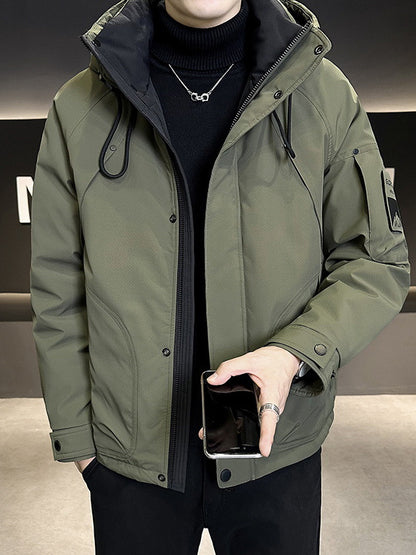 Erkek Kışlık Su Geçirmez Termal Mont