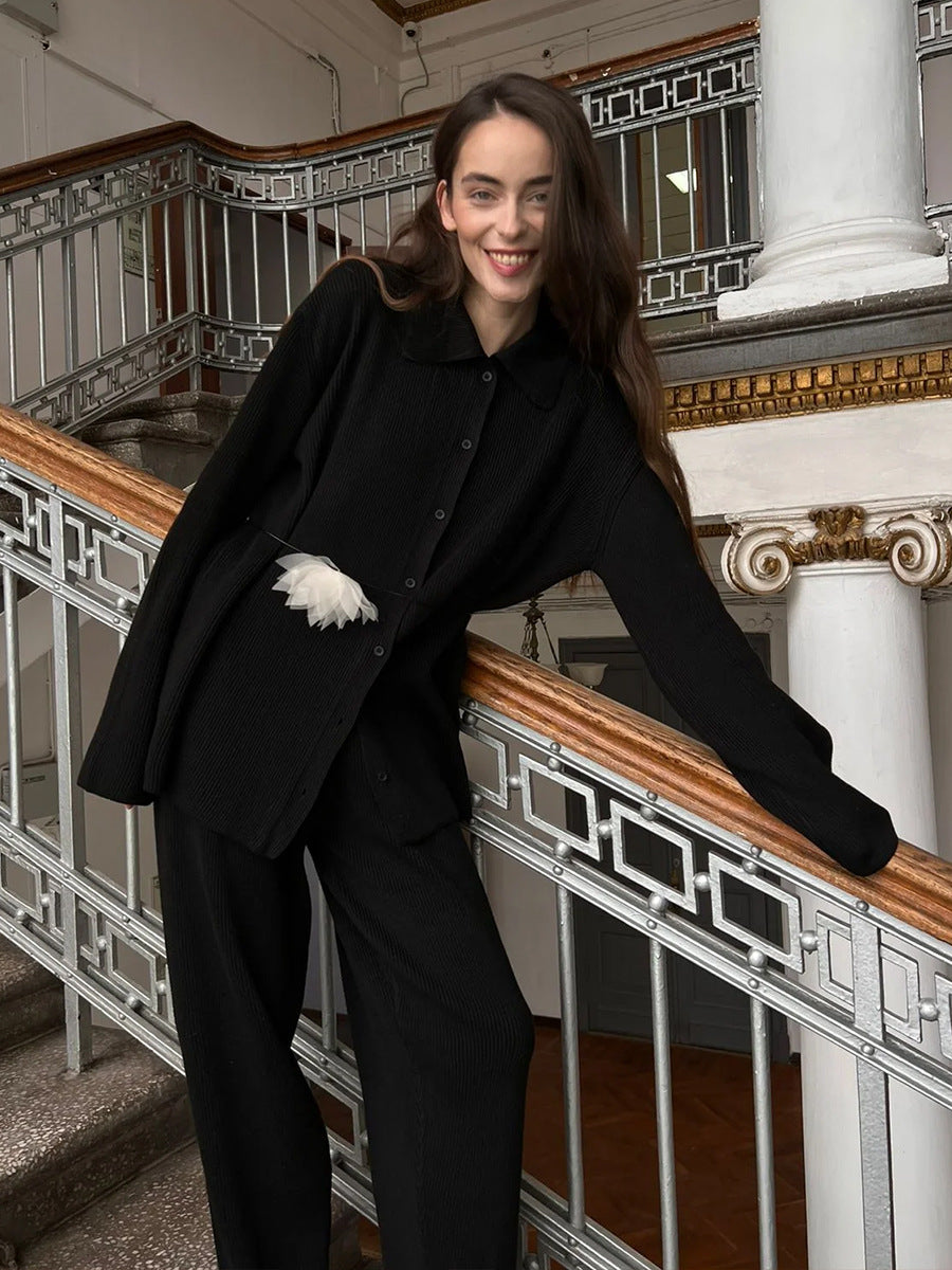 Belissatr™ Cozy Elegance Knit Takım – Zamansız Şıklık ve Konfor