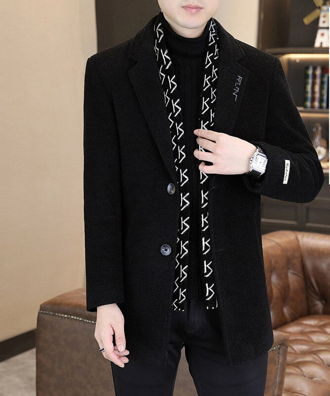 🕴️ Belissatr™ Premium Kaşmir Dokulu Erkek Kaban