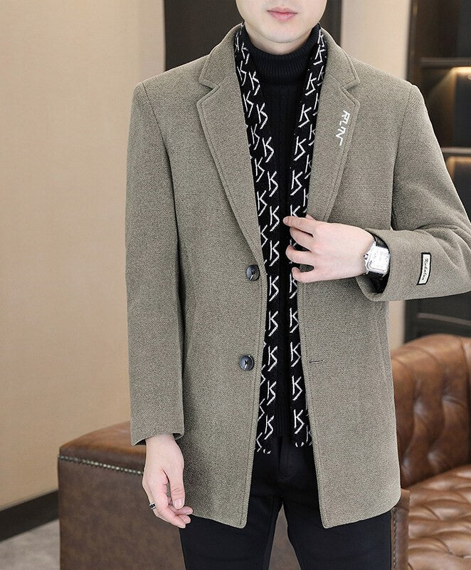 🕴️ Belissatr™ Premium Kaşmir Dokulu Erkek Kaban