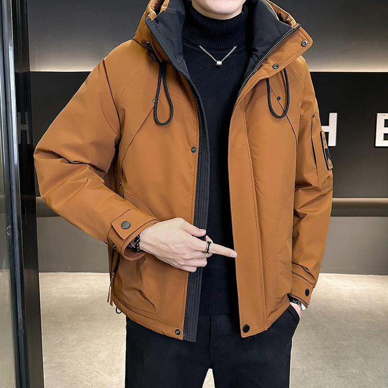 Erkek Kışlık Su Geçirmez Termal Mont