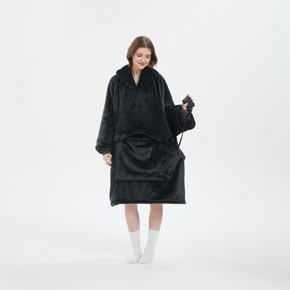 💜 Belissatr™  Ultra Konforlu Polar Oversize Hoodie Battaniye