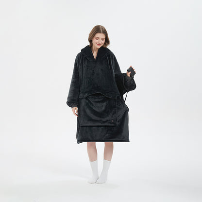 💜 Belissatr™  Ultra Konforlu Polar Oversize Hoodie Battaniye