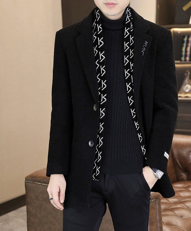 🕴️ Belissatr™ Premium Kaşmir Dokulu Erkek Kaban