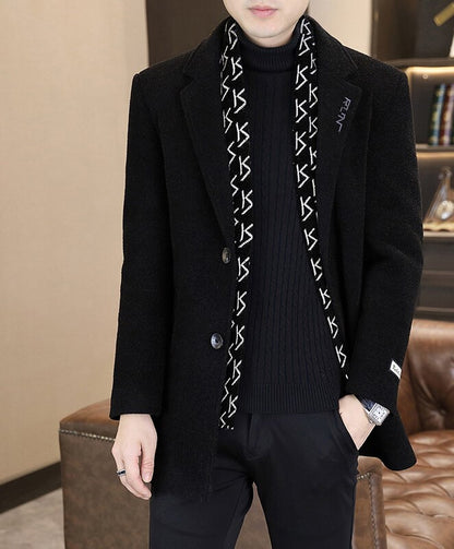 🕴️ Belissatr™ Premium Kaşmir Dokulu Erkek Kaban