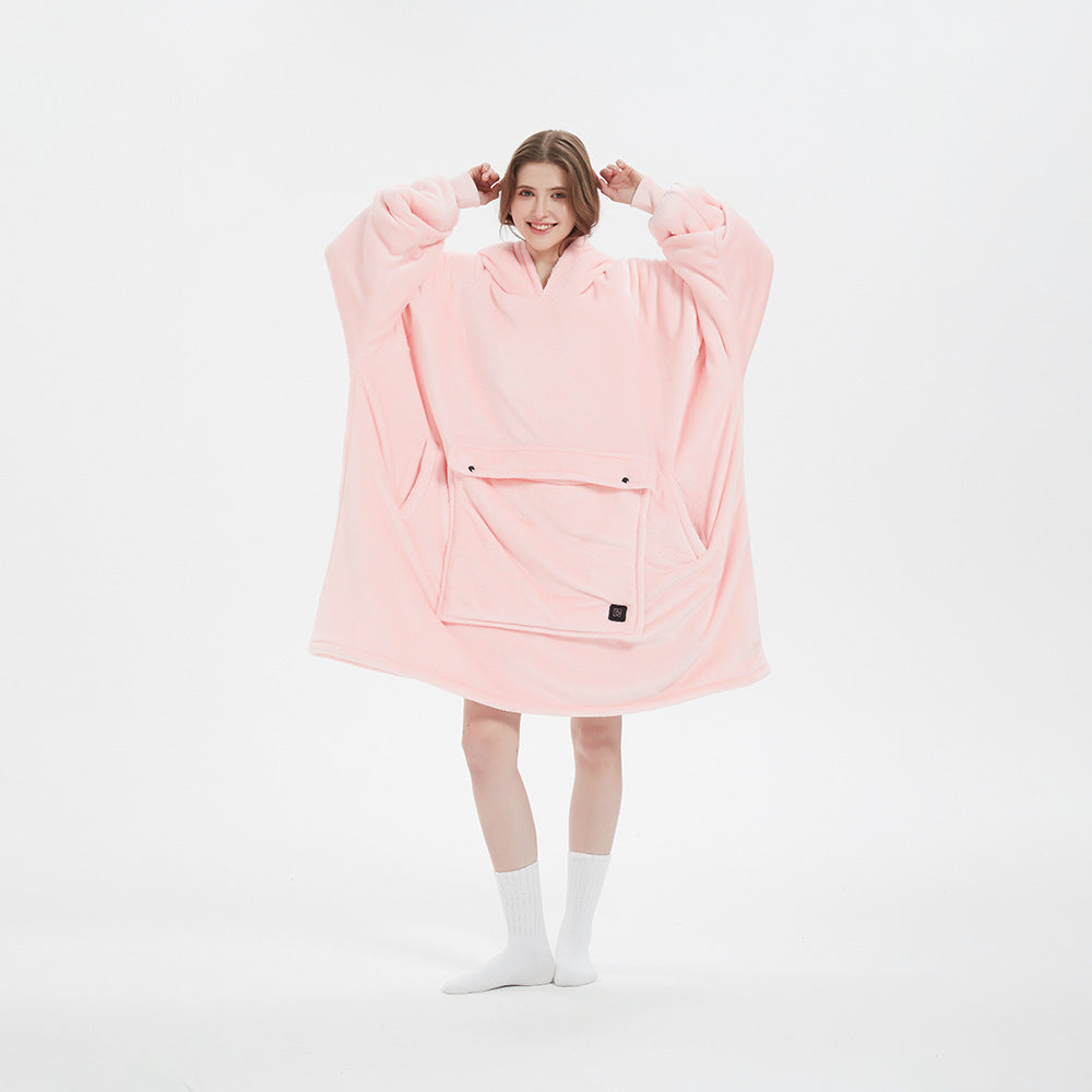 💜 Belissatr™  Ultra Konforlu Polar Oversize Hoodie Battaniye