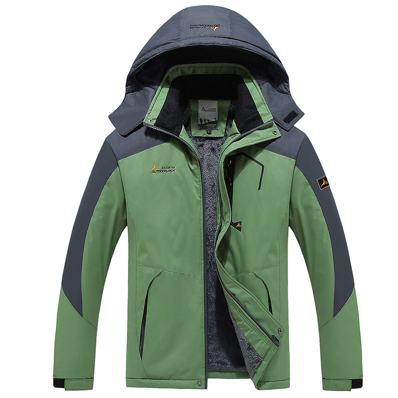 🧥 Erkek Outdoor Kışlık Termal Dağcı Montu – Su Geçirmez, Rüzgar Kesmeyen, Ultra Sıcak