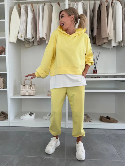 Belissa™ | Oversize Sweatshirt ve Eşofman Takımı