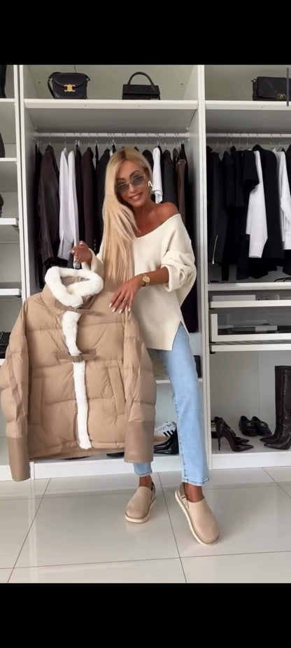 Kürklü Şişme Mont