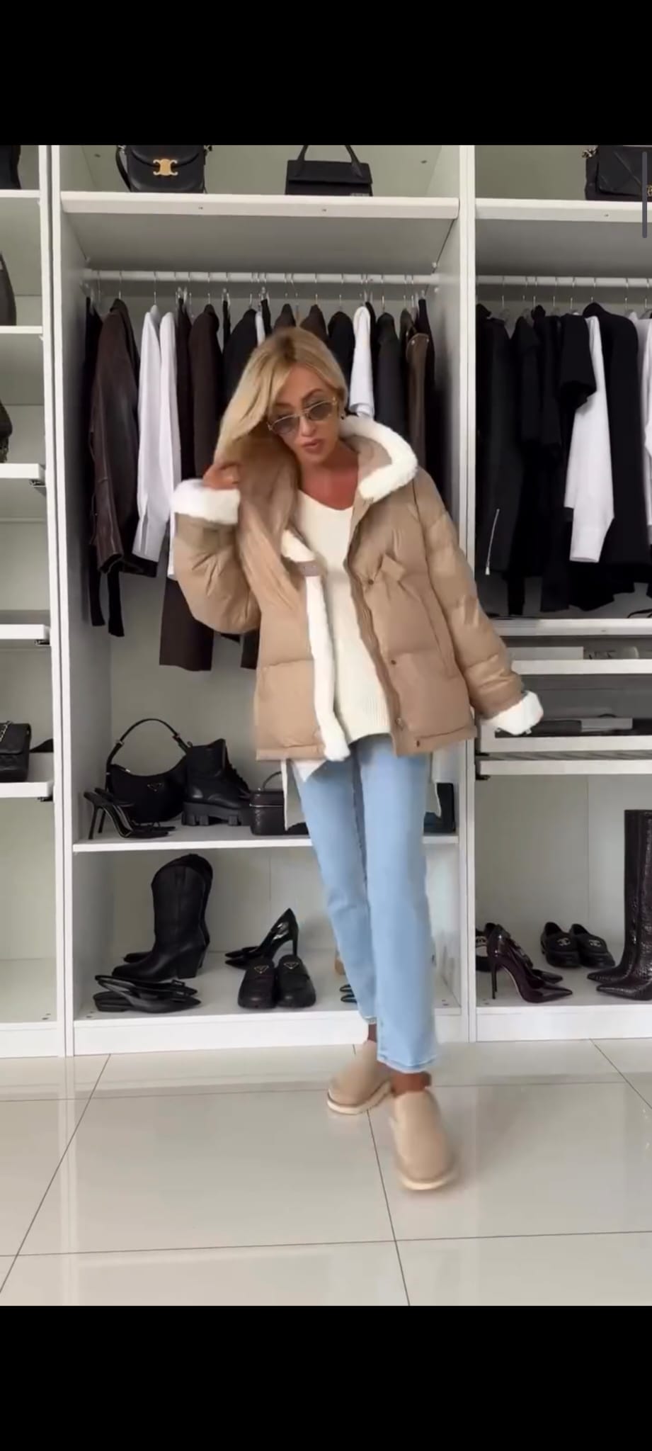 Kürklü Şişme Mont