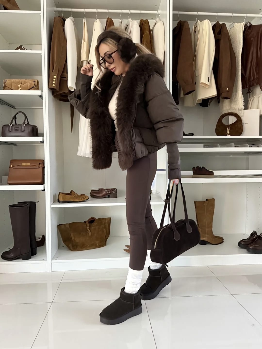 Kürk Detaylı Şişme Mont – Kışlık Premium Tasarım