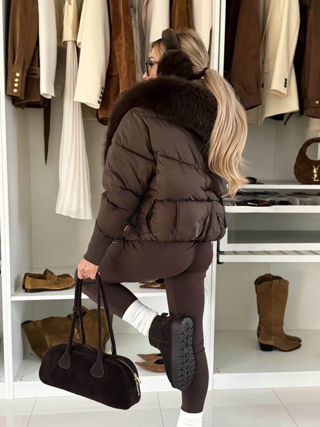 Kürk Detaylı Şişme Mont – Kışlık Premium Tasarım