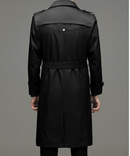 Belissa™ | Erkek Klasik Trençkot-Uzun