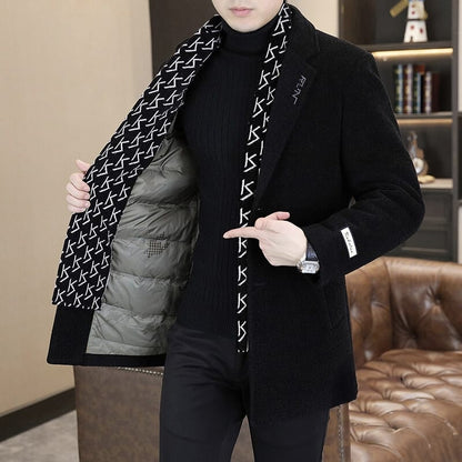 🕴️ Belissatr™ Premium Kaşmir Dokulu Erkek Kaban