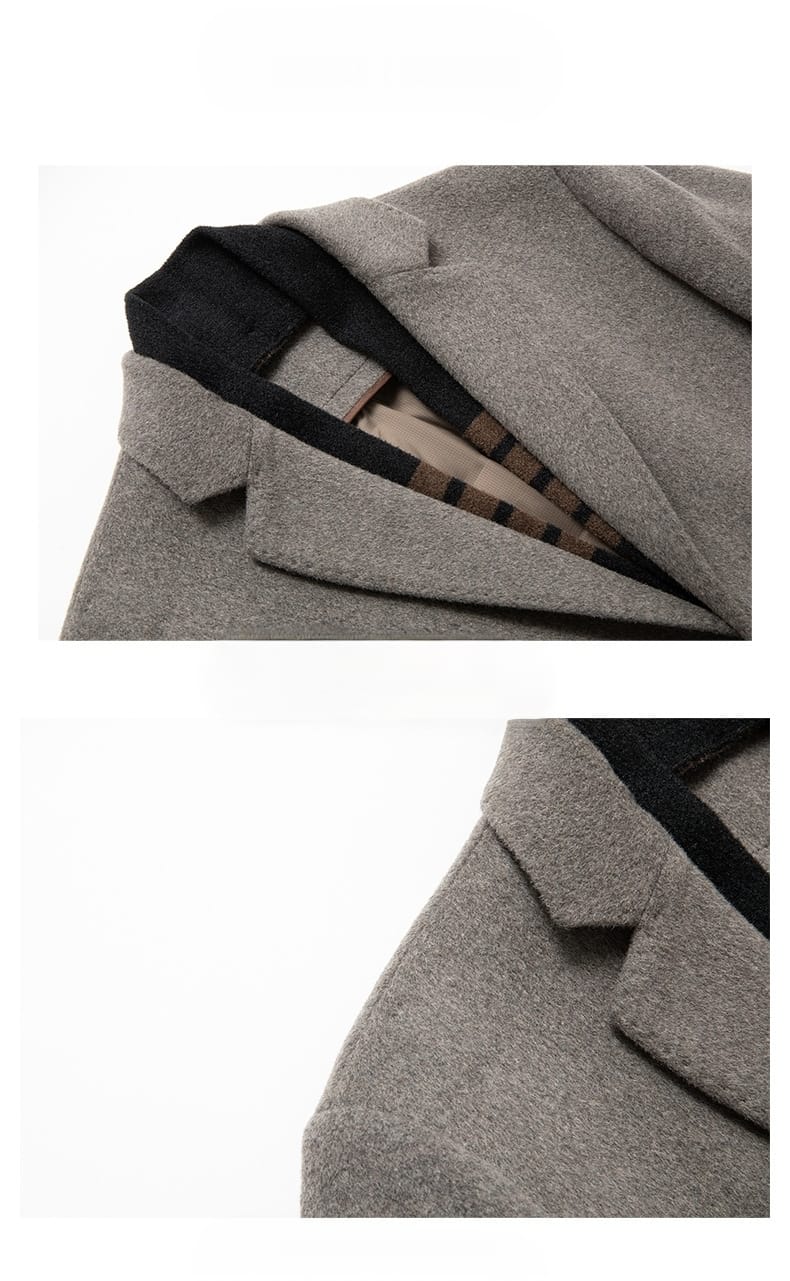 🧥 Erkek Kışlık Premium Kaşe Kaban – Şıklığın ve Sıcaklığın En İyi Hali