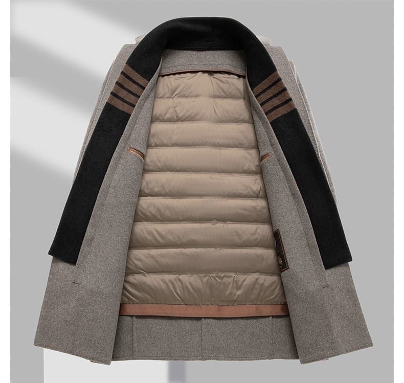 🧥 Erkek Kışlık Premium Kaşe Kaban – Şıklığın ve Sıcaklığın En İyi Hali