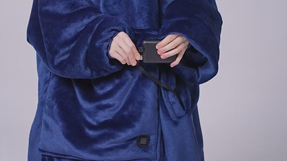 💜 Belissatr™  Ultra Konforlu Polar Oversize Hoodie Battaniye