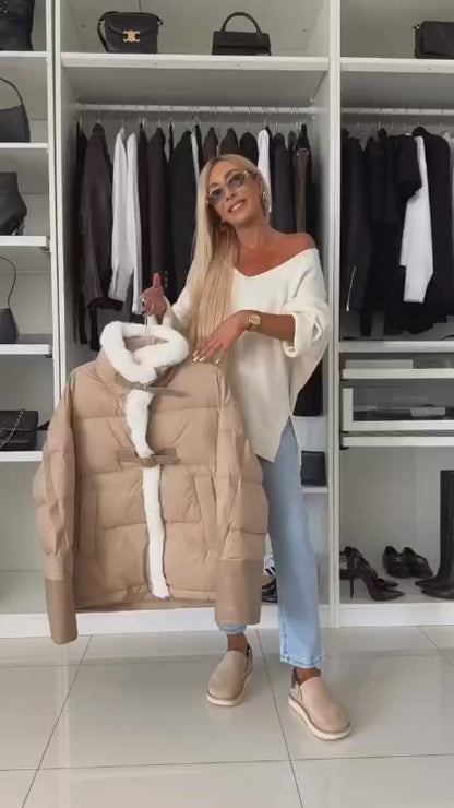 Kürklü Şişme Mont